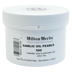 garlic oil pearls tub